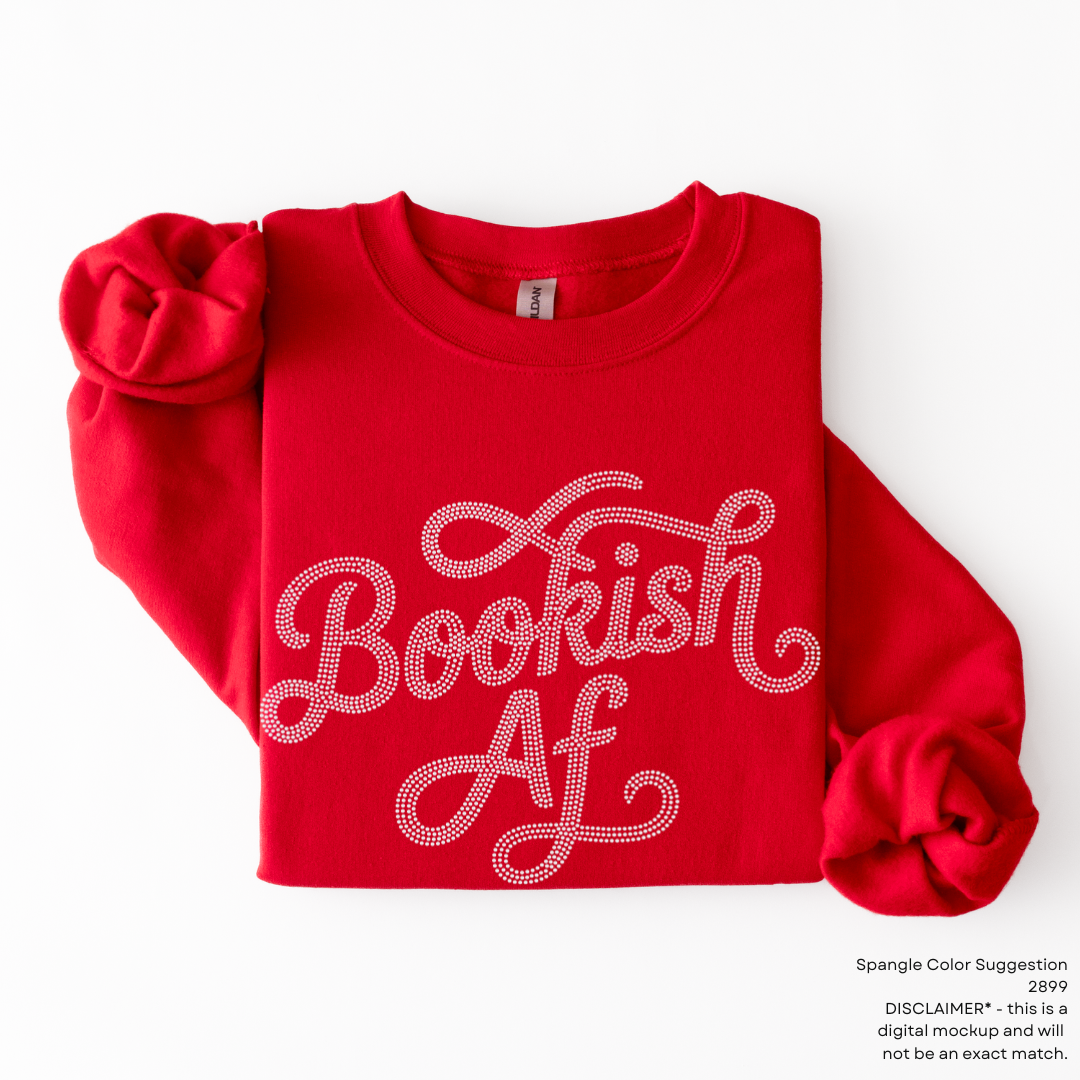 Bookish AF SPANGLES TRANSFER