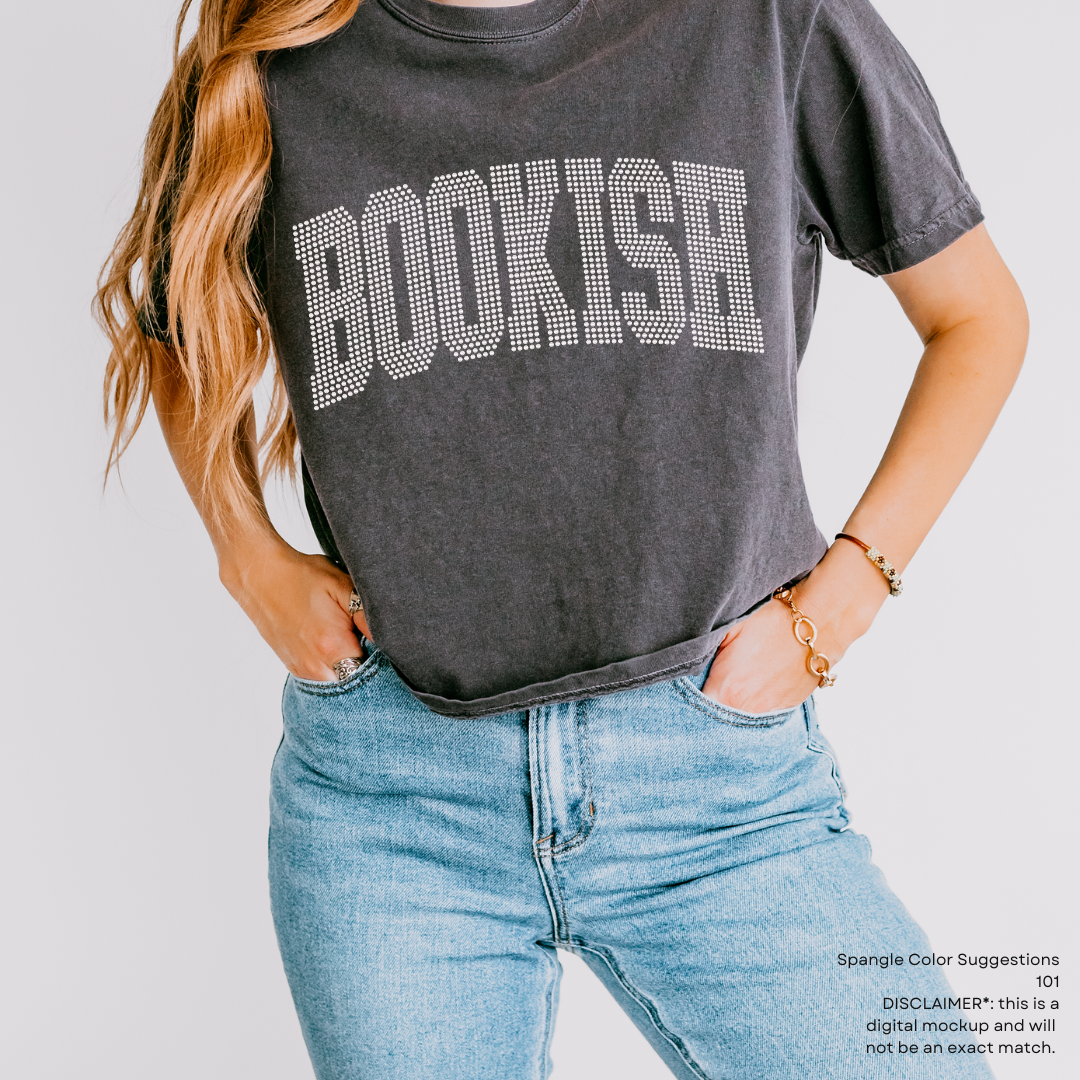 Bookish Arched SPANGLES TRANSFER