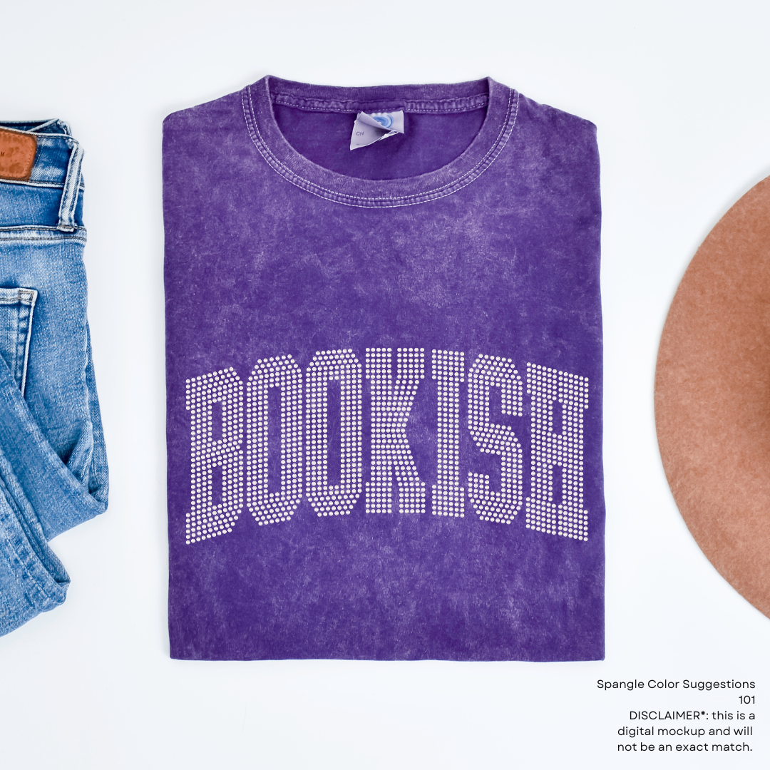 Bookish Arched SPANGLES TRANSFER