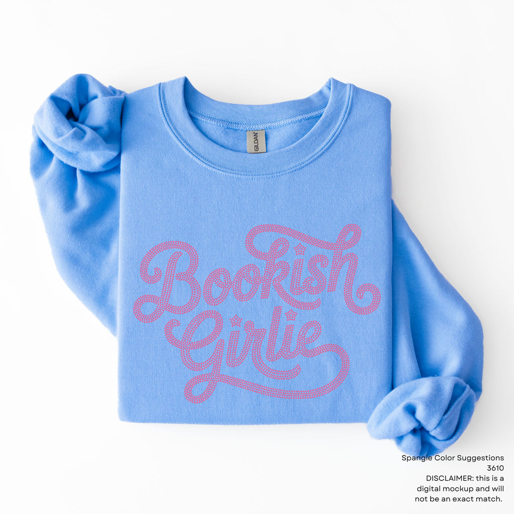Bookish Girlie SPANGLES TRANSFER
