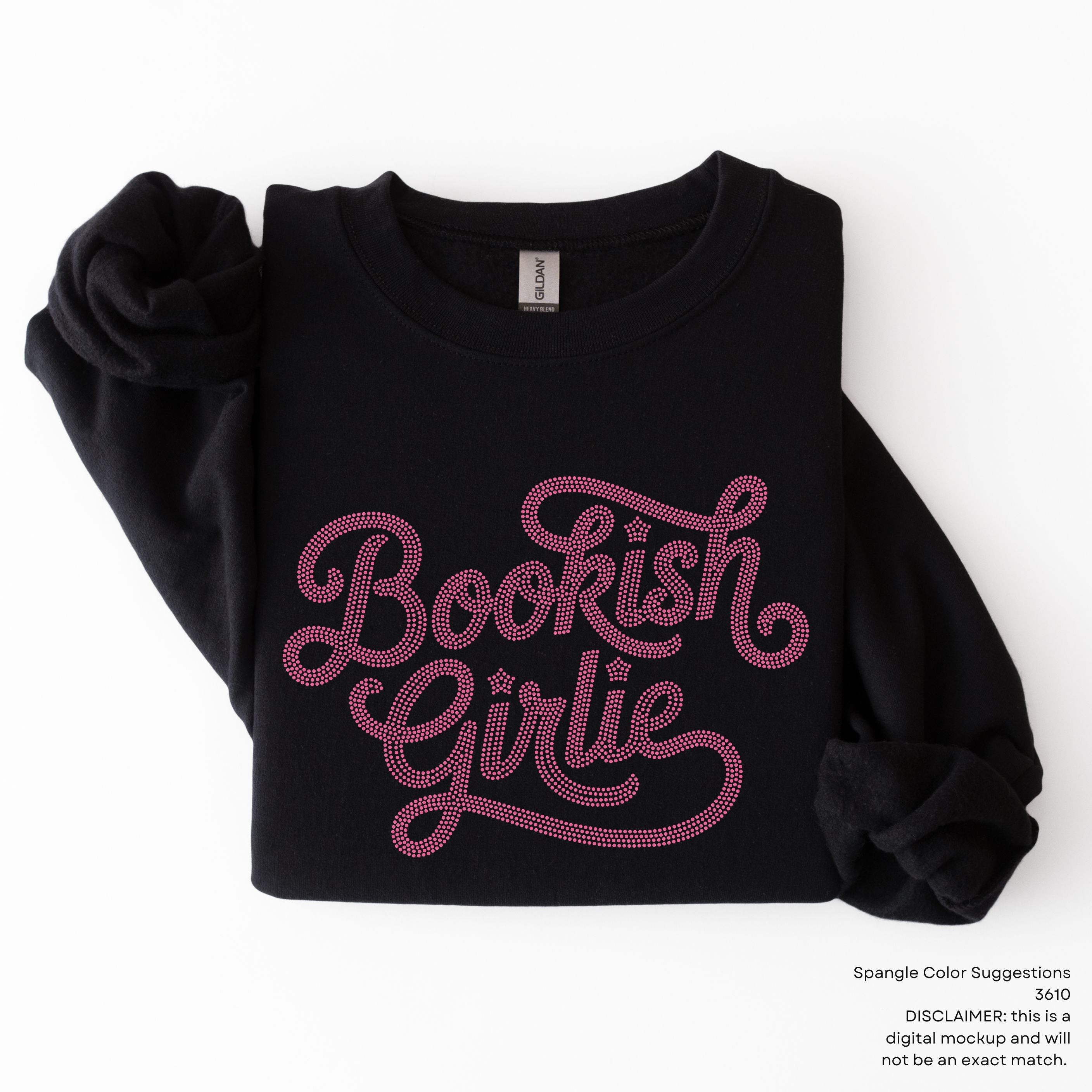 Bookish Girlie SPANGLES TRANSFER