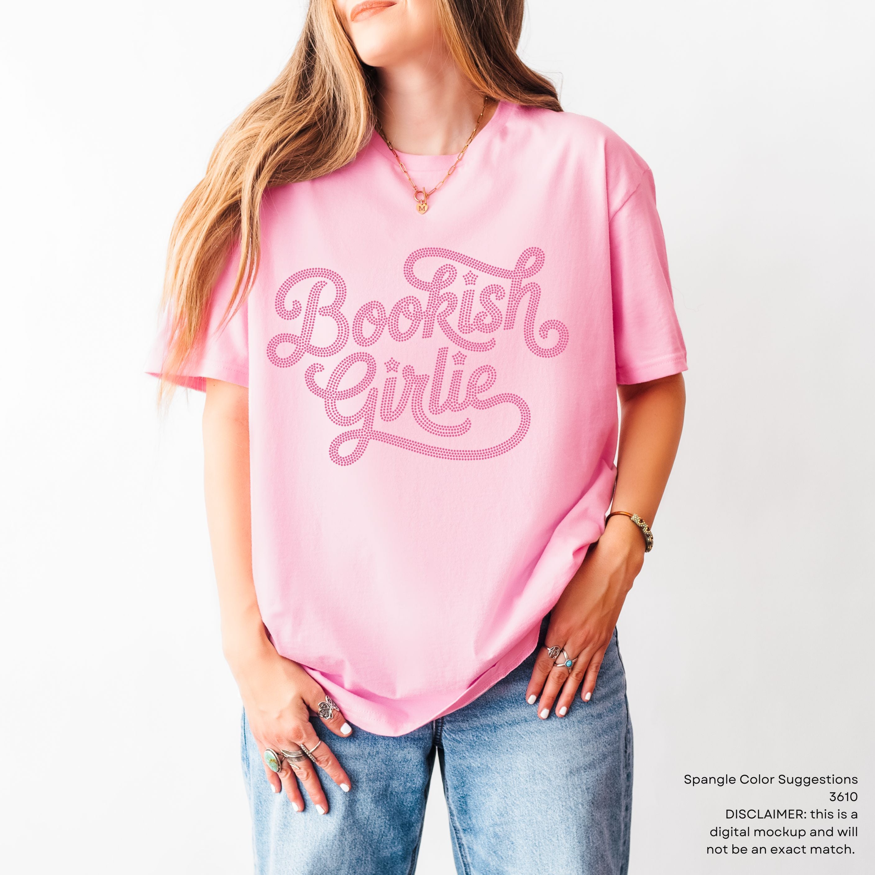 Bookish Girlie SPANGLES TRANSFER