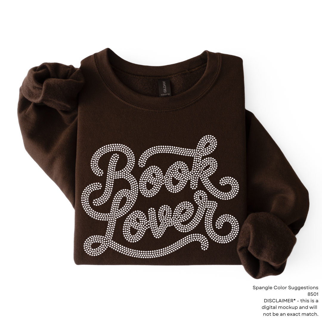 Book Lover SPANGLES TRANSFER