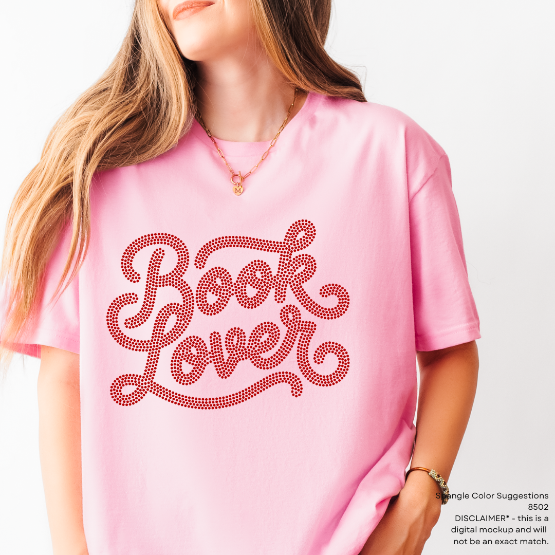 Book Lover SPANGLES TRANSFER