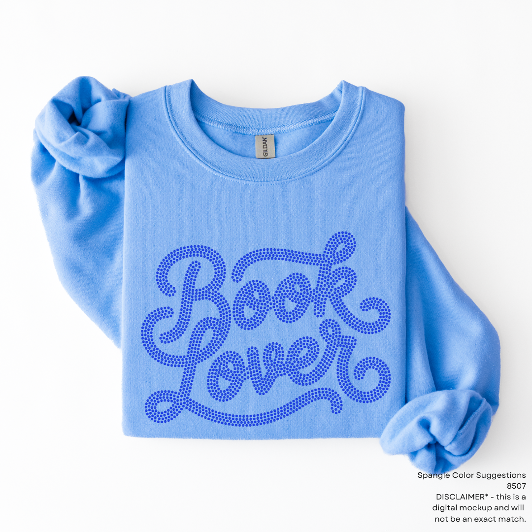Book Lover SPANGLES TRANSFER