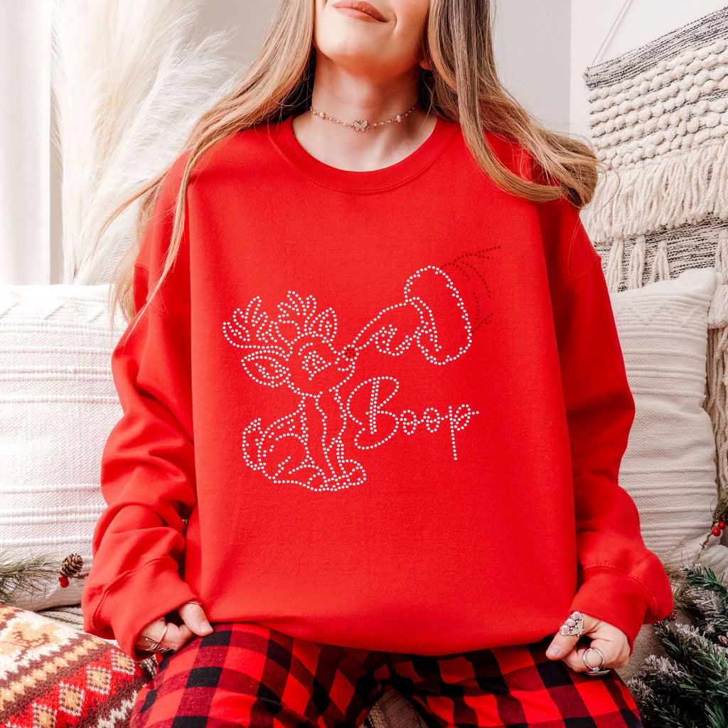 Boop Baby Reindeer SPANGLES TRANSFER