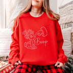 Boop Baby Reindeer SPANGLES TRANSFER