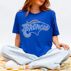 Broncos Mascot SPANGLE TRANSFER