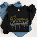 Bruins Ombre Drip SPANGLE TRANSFER