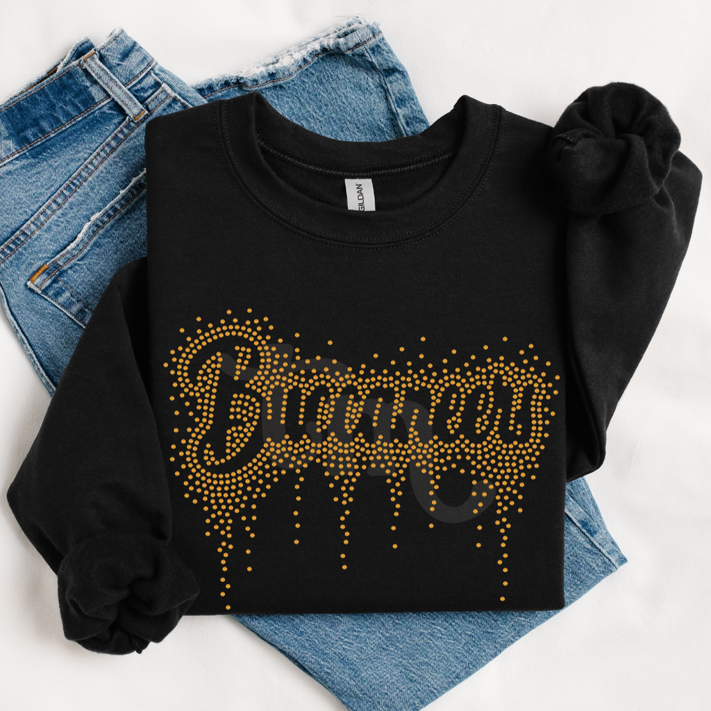 Buccaneers Ombre Drip SPANGLE TRANSFER