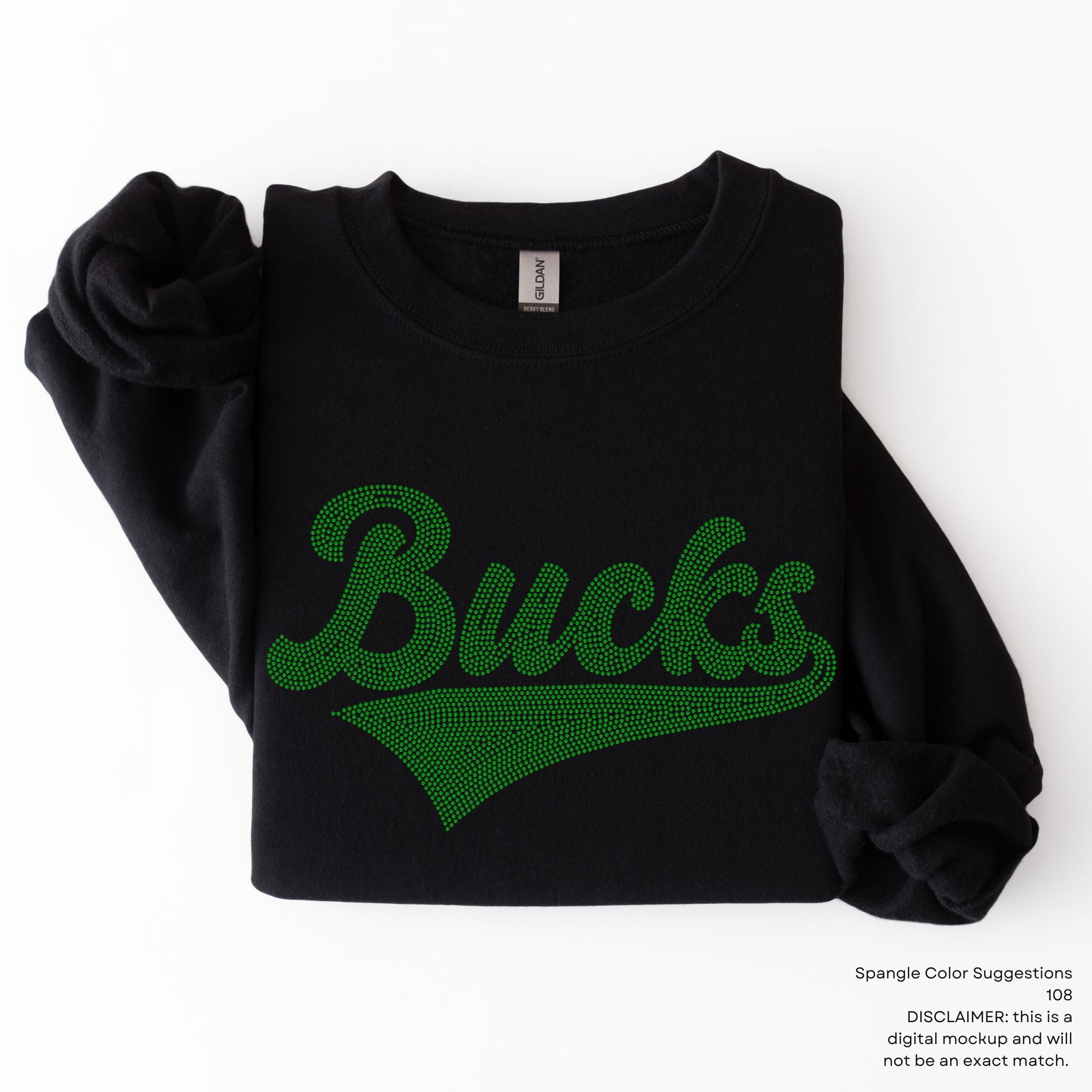 Bucks Baseball Style SPANGLE TRANSFER
