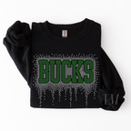 Bucks Athletic Drip RHINESTONE TRANSFER