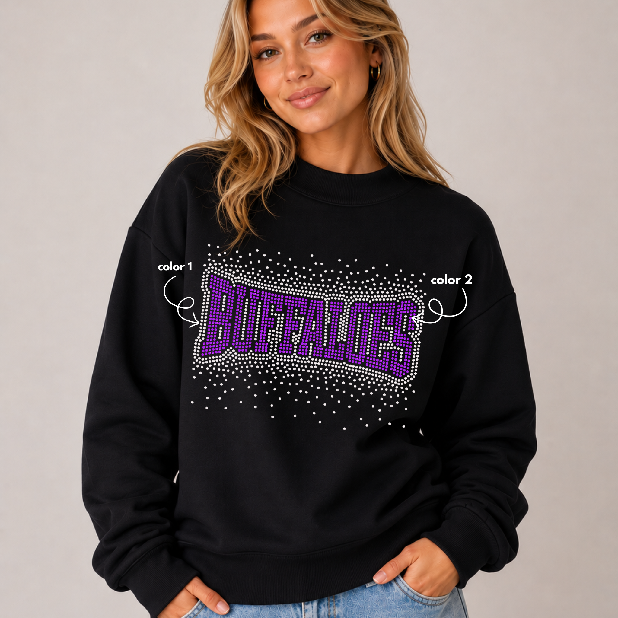Buffaloes Arched Scatter SPANGLE TRANSFER