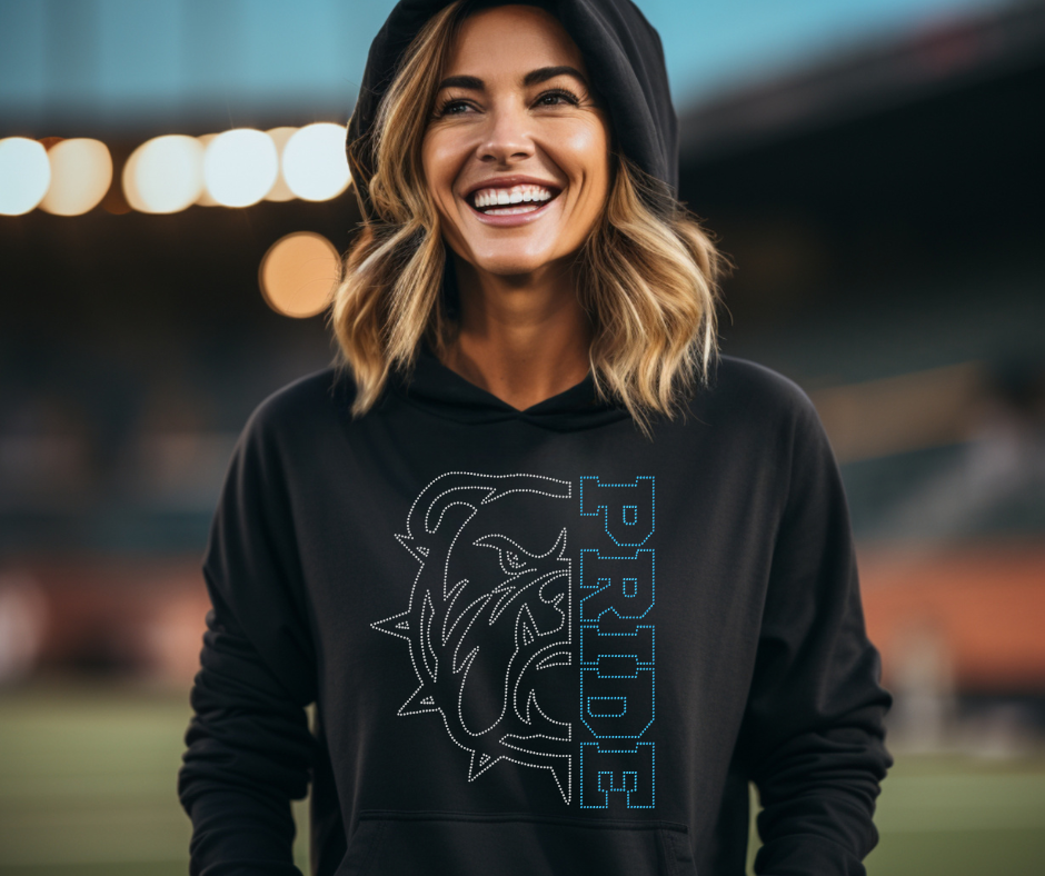 Bulldog Pride RHINESTONE TRANSFER