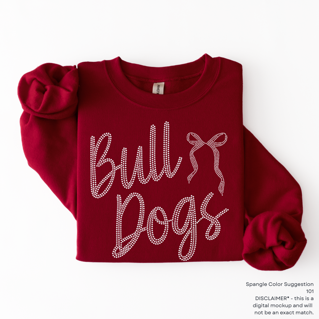 Bulldogs Bow SPANGLE TRANSFER