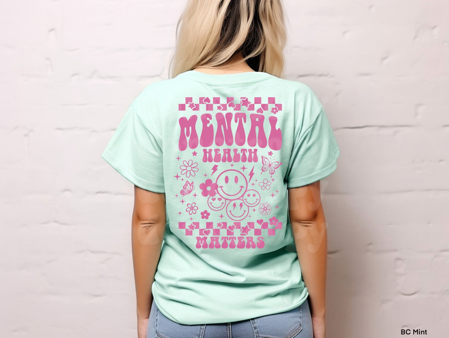 Mental Health Matters With Pocket HOT PINK INK