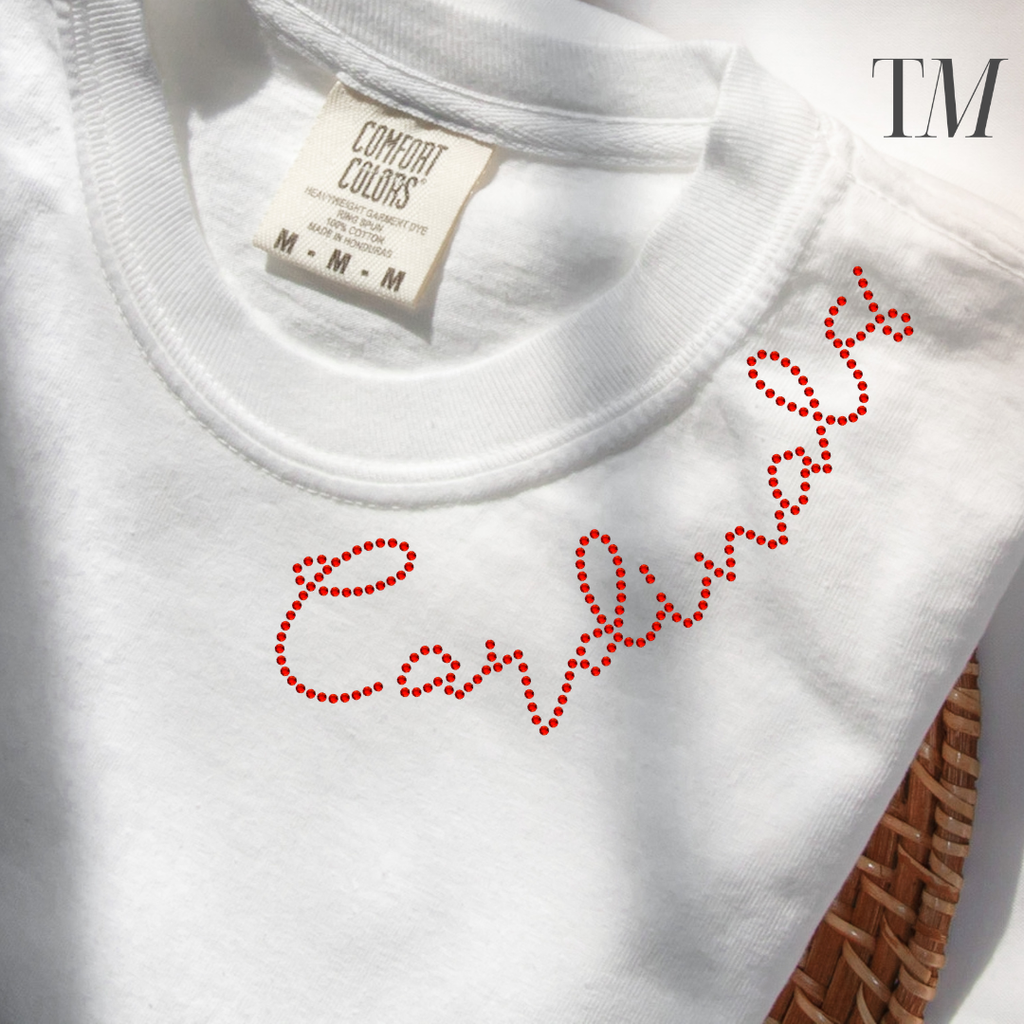 Cardinals Collar SHEET OF FOUR RHINESTONE TRANSFER