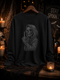 Veiled Skull SPANGLE TRANSFER