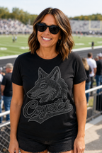 Coyotes School Spirit RHINESTONE TRANSFER