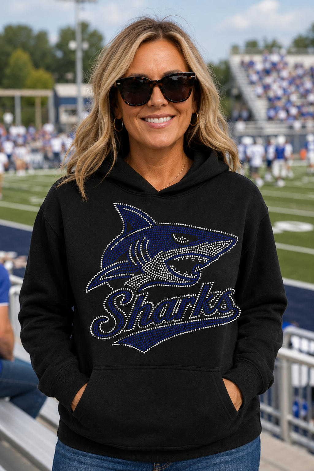 Sharks School Spirit SPANGLE TRANSFER
