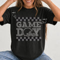 Checkered Game Day Football Helmet SPANGLES TRANSFER