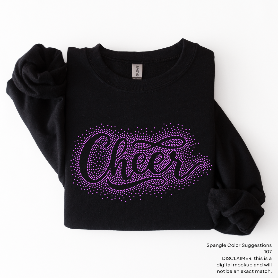 READY TO SHIP // Cheer Scatter 486 SPANGLE TRANSFER c. 107