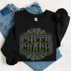 Cheer Coach Pom Scatter RHINESTONE TRANSFER