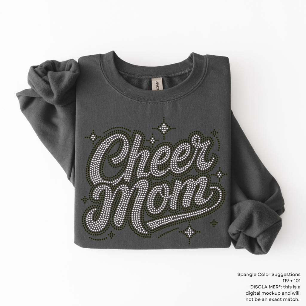 Cheer Mom Little Stars SPANGLES TRANSFER