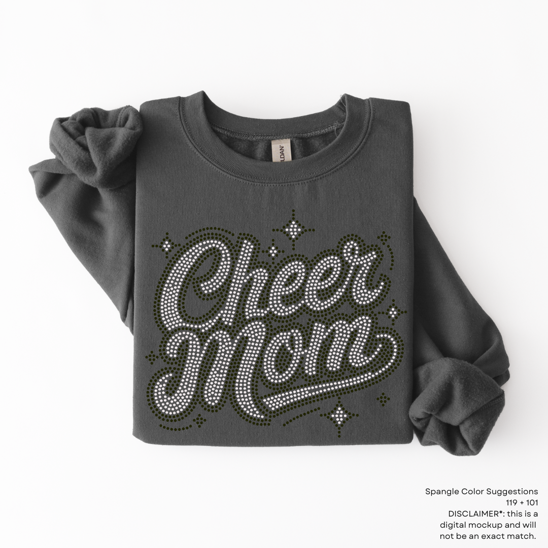 Cheer Mom Little Stars SPANGLES TRANSFER