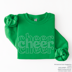Cheer Stacked RHINESTONE TRANSFER