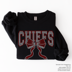 Chiefs Arched Bow SPANGLE TRANSFER