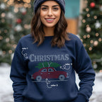 Christmas Tree Car SPANGLES TRANSFER