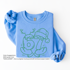 67 Christmas SPANGLES TRANSFER