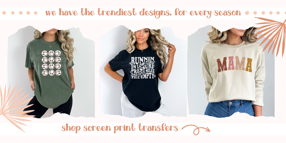 Screen Print Transfers + Rhinestone & Spangle Transfers + More – Tees ...