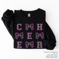 READY TO SHIP // Coquette Cheer Bow SPANGLE TRANSFER c. 105 + 101