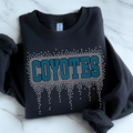Coyotes Athletic Drip RHINESTONE TRANSFER