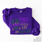 RTS // Crawfish Pinch Peel Eat Repeat SPANGLE TRANSFER c. 108 + 114 + 121 (emerald holo + purple holo + yellow holo)