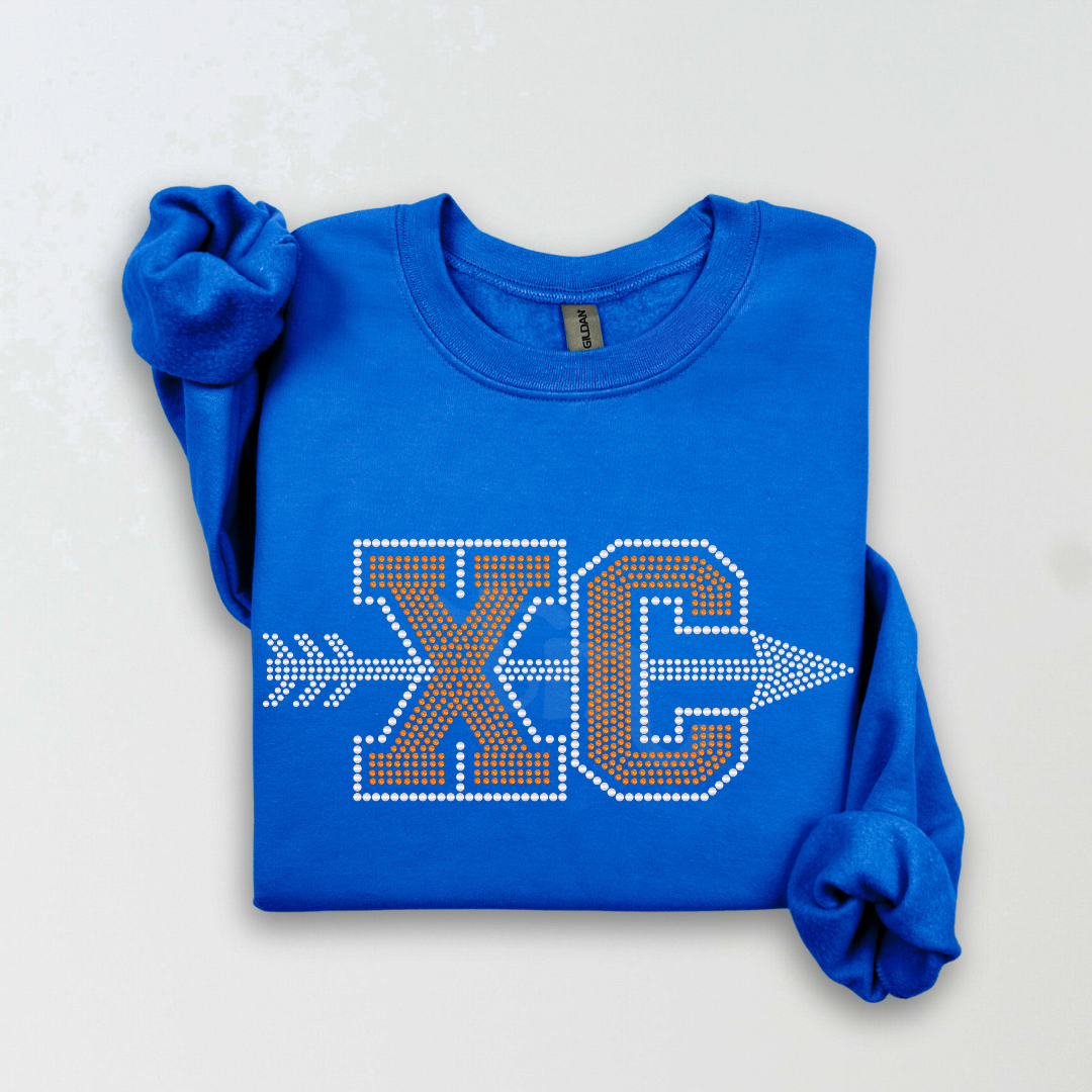 Cross Country RHINESTONE TRANSFER