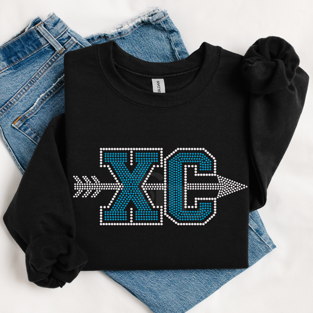 Cross Country RHINESTONE TRANSFER