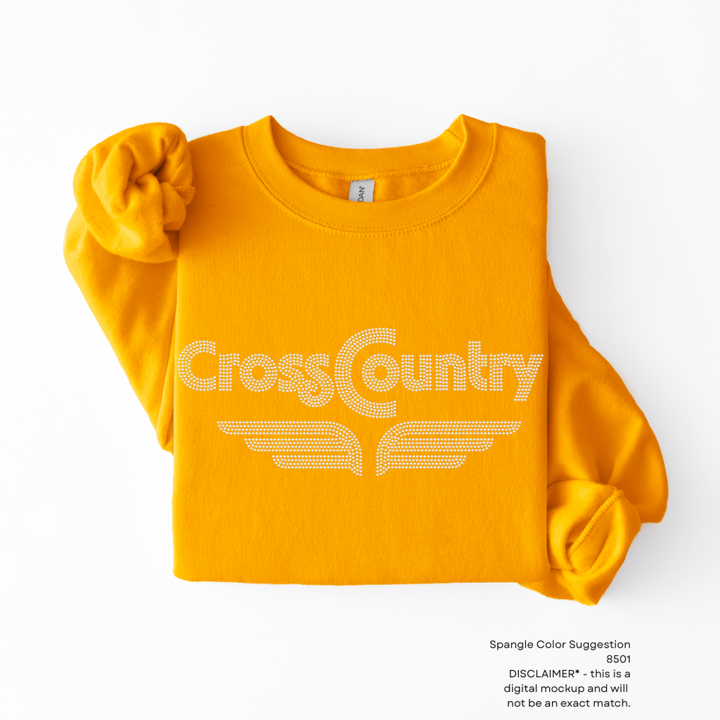 Retro Cross Country SPANGLES TRANSFER