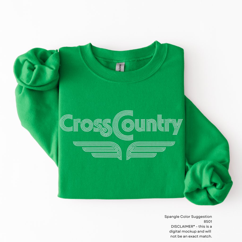Retro Cross Country SPANGLES TRANSFER