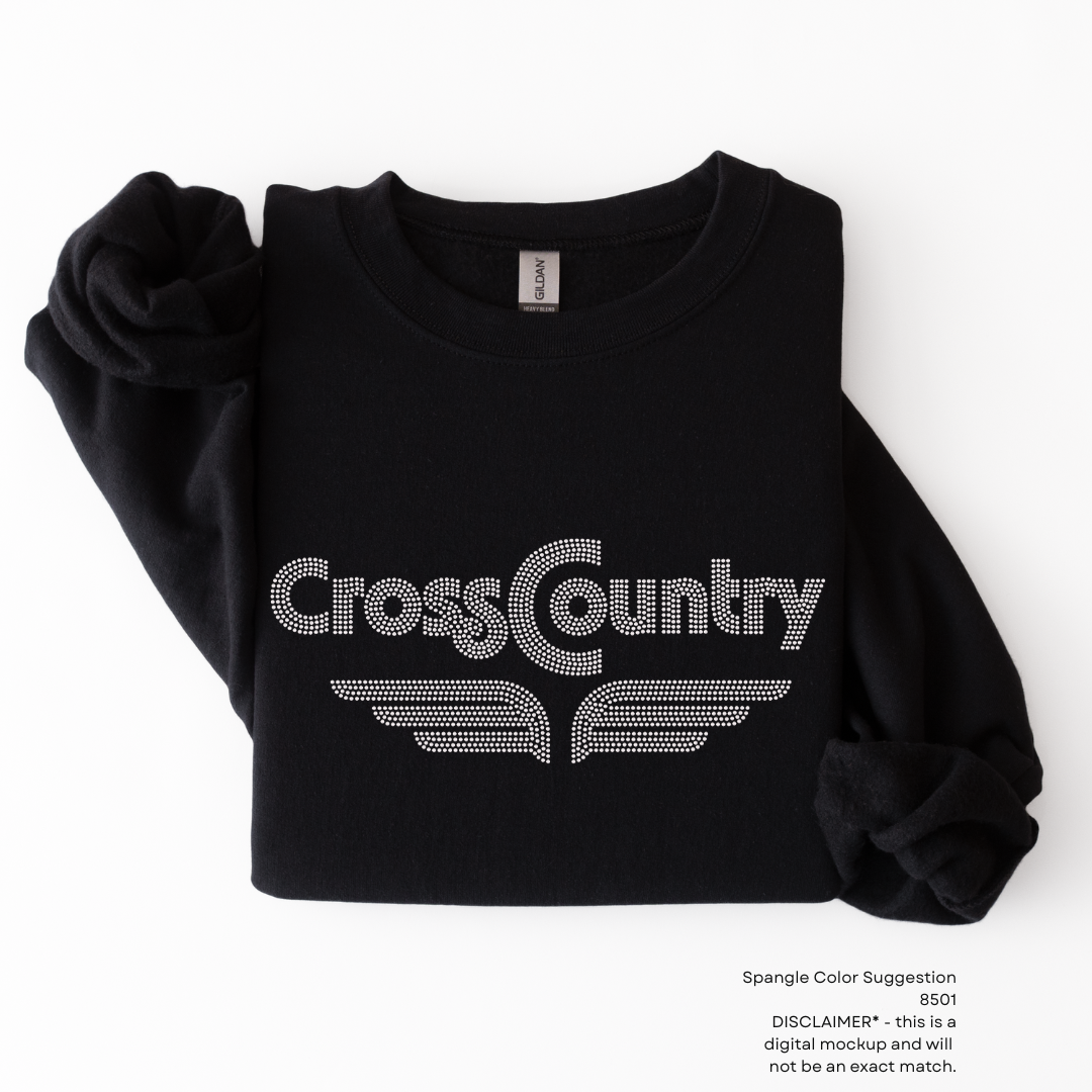 Retro Cross Country SPANGLES TRANSFER
