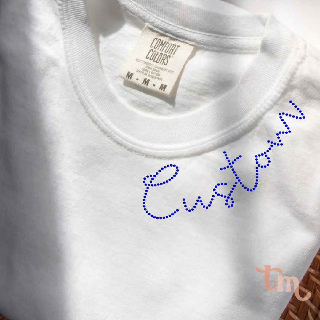 Semi Custom Collar BLING TRANSFER 5-7 BUSINESS DAY TAT