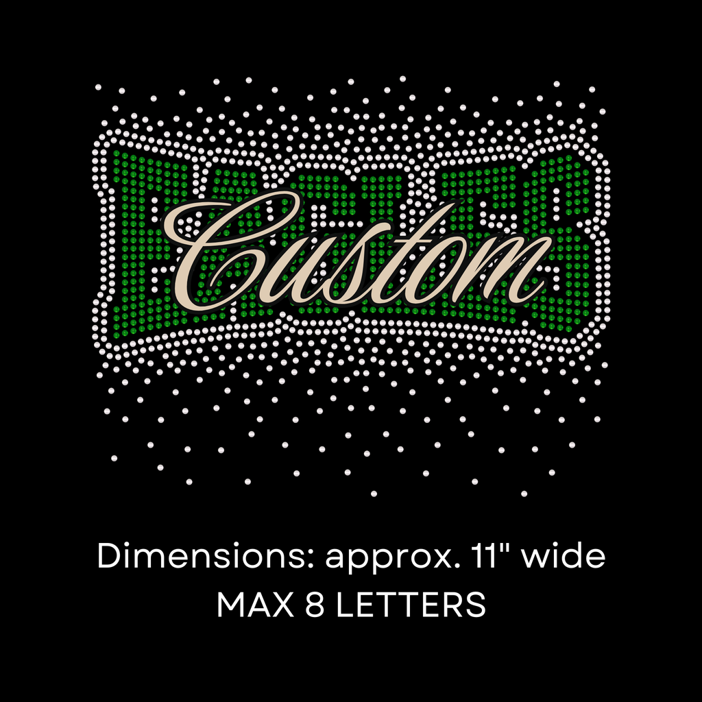 Custom Athletic Scatter SPANGLE TRANSFER 7-10 BUSINESS DAYS