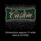 Custom Athletic Scatter SPANGLE TRANSFER 7-10 BUSINESS DAYS