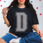 Custom SPANGLE Text SPANGLE Transfer - 11.5" BIG Letters- One Color