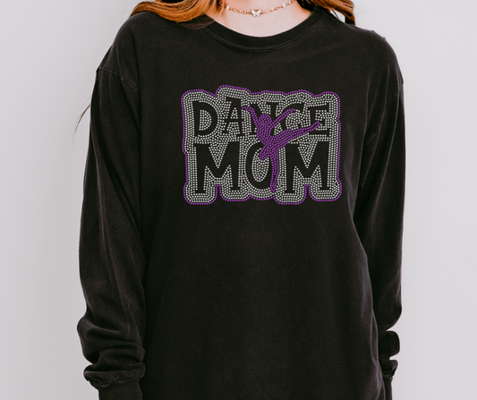 Dance Mom Cut Out RHINESTONE TRANSFER