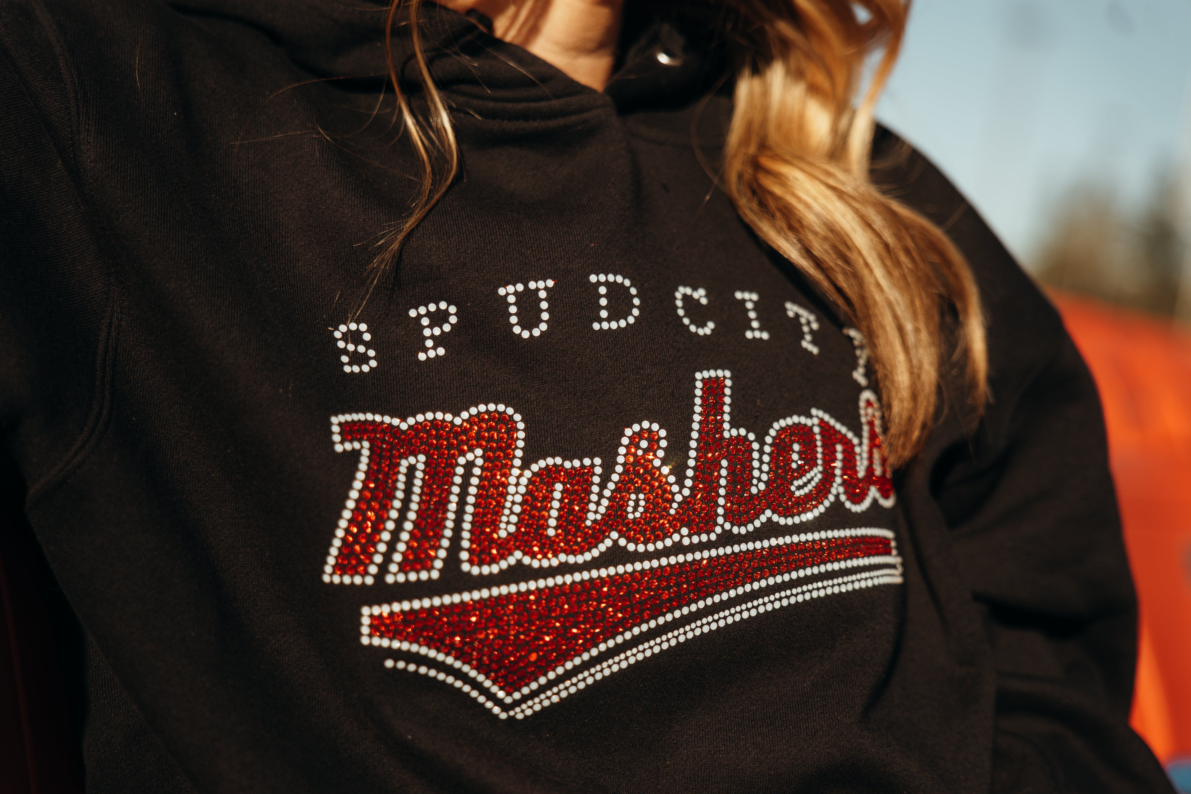 Spud City Mashers Rhinestone Hoodie