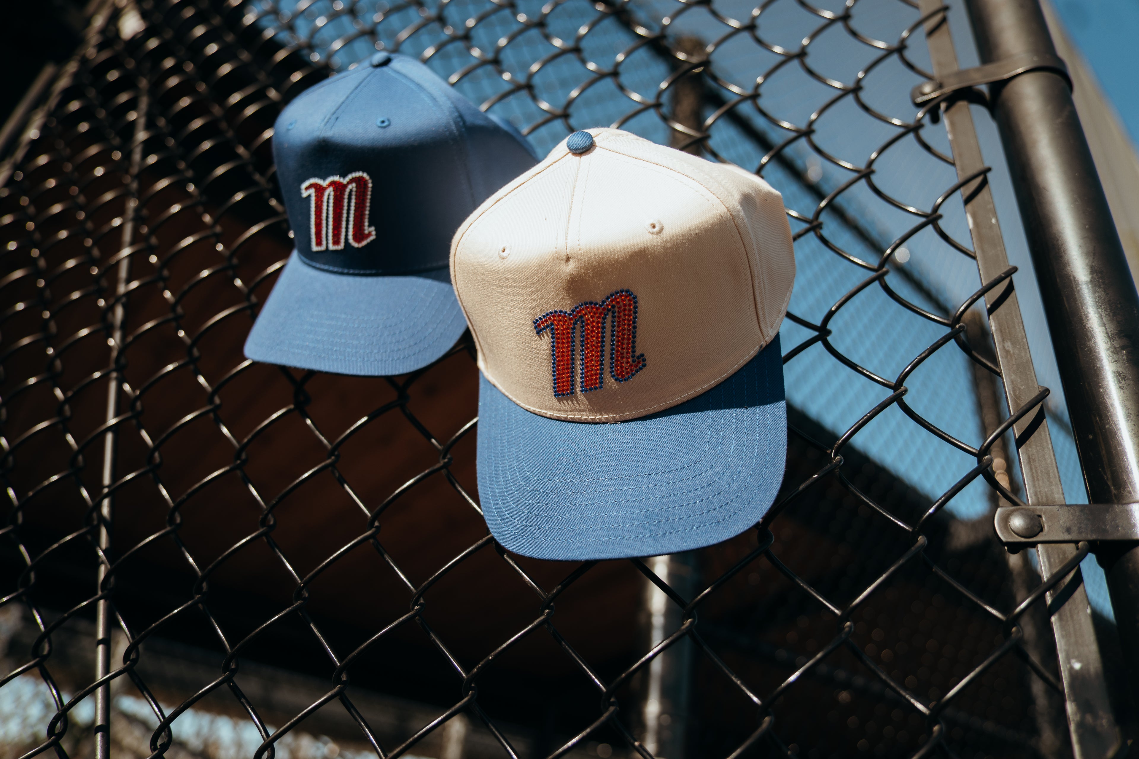 Mashers M Rhinestone Hat