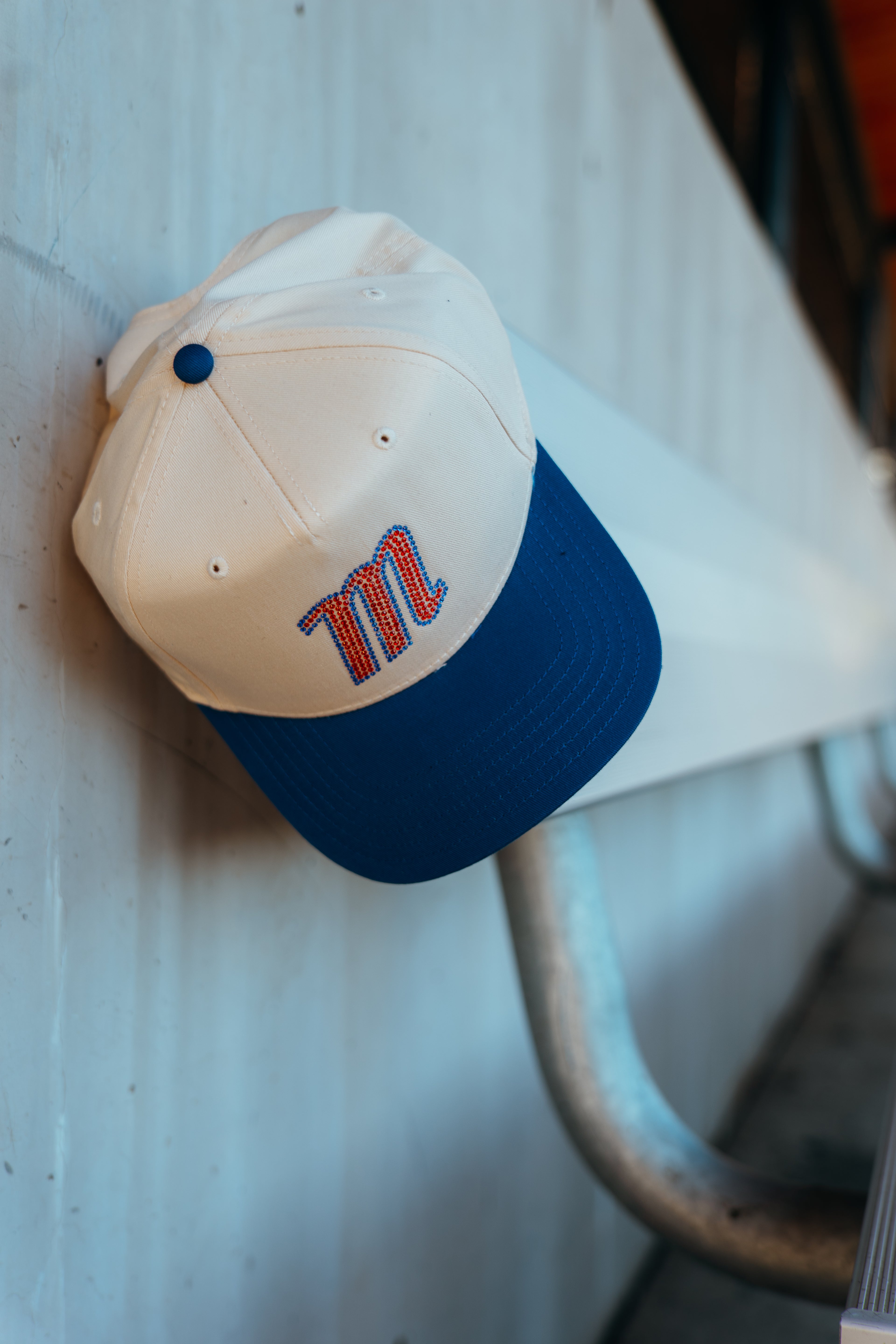 Mashers M Rhinestone Hat